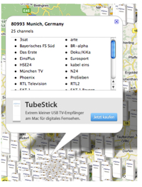 TubeStick Map example