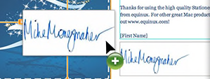 Selbst eine digitale Unterschrift macht deine Mail persönlicher