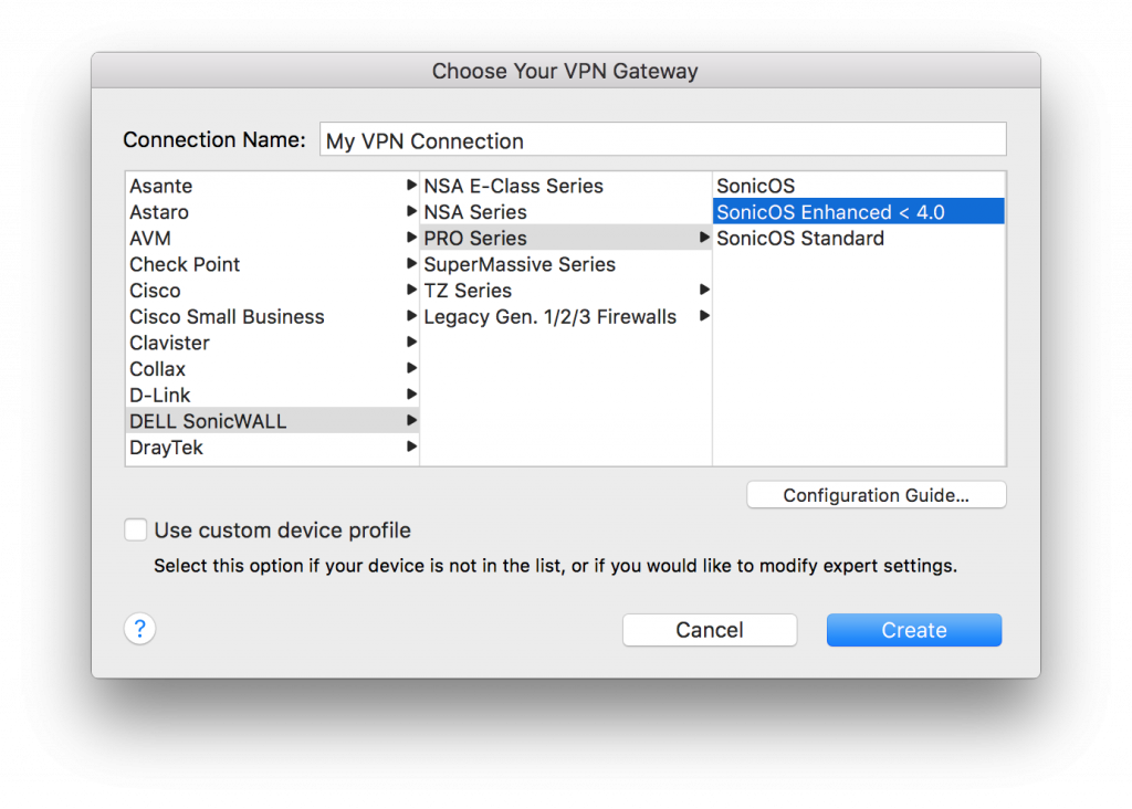 vpn tracker vpn gateway customize port