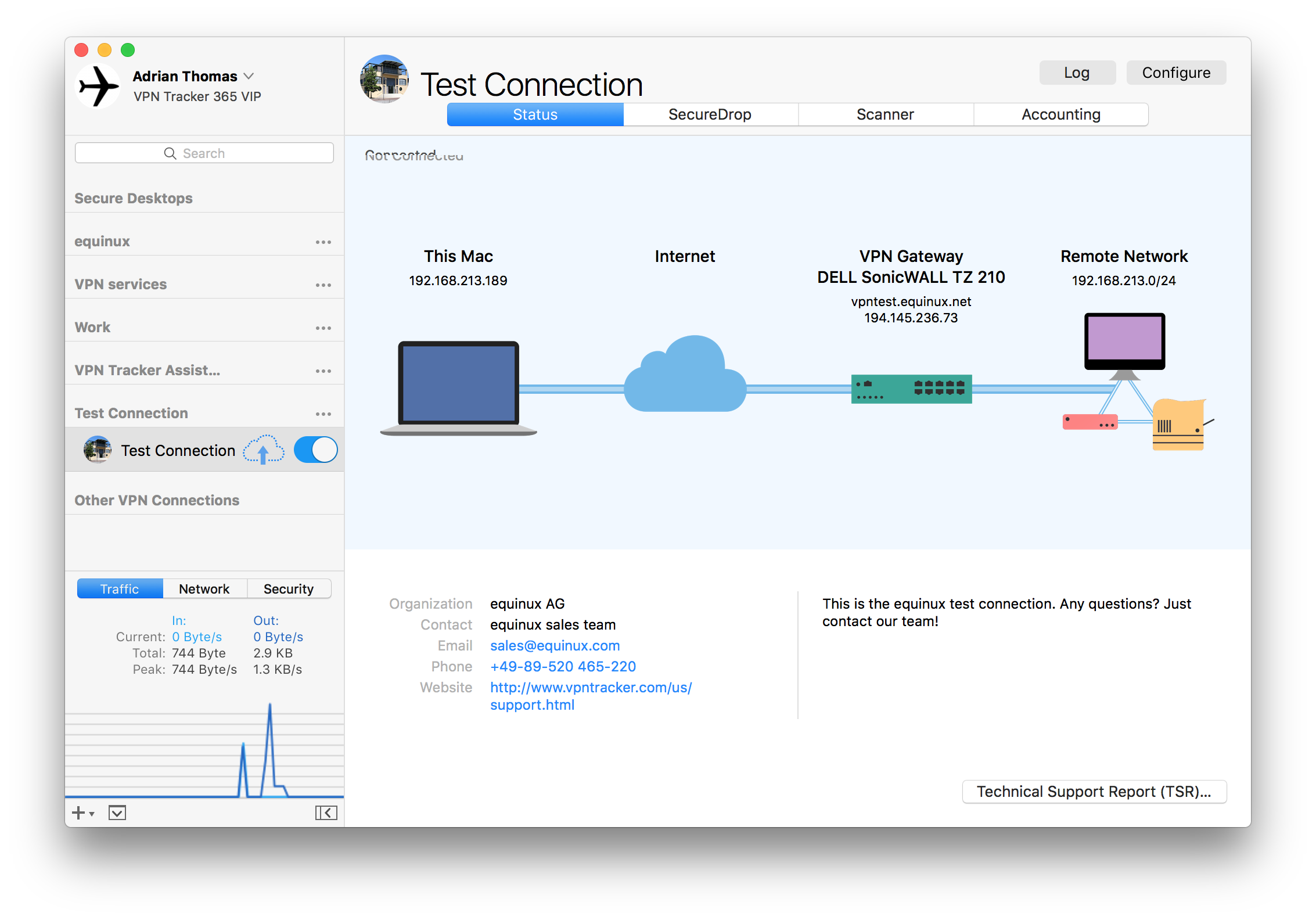 sonicwall mobile connect mac not working on sierra