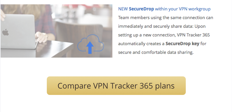 VPN Tracker newsletter call-to-action