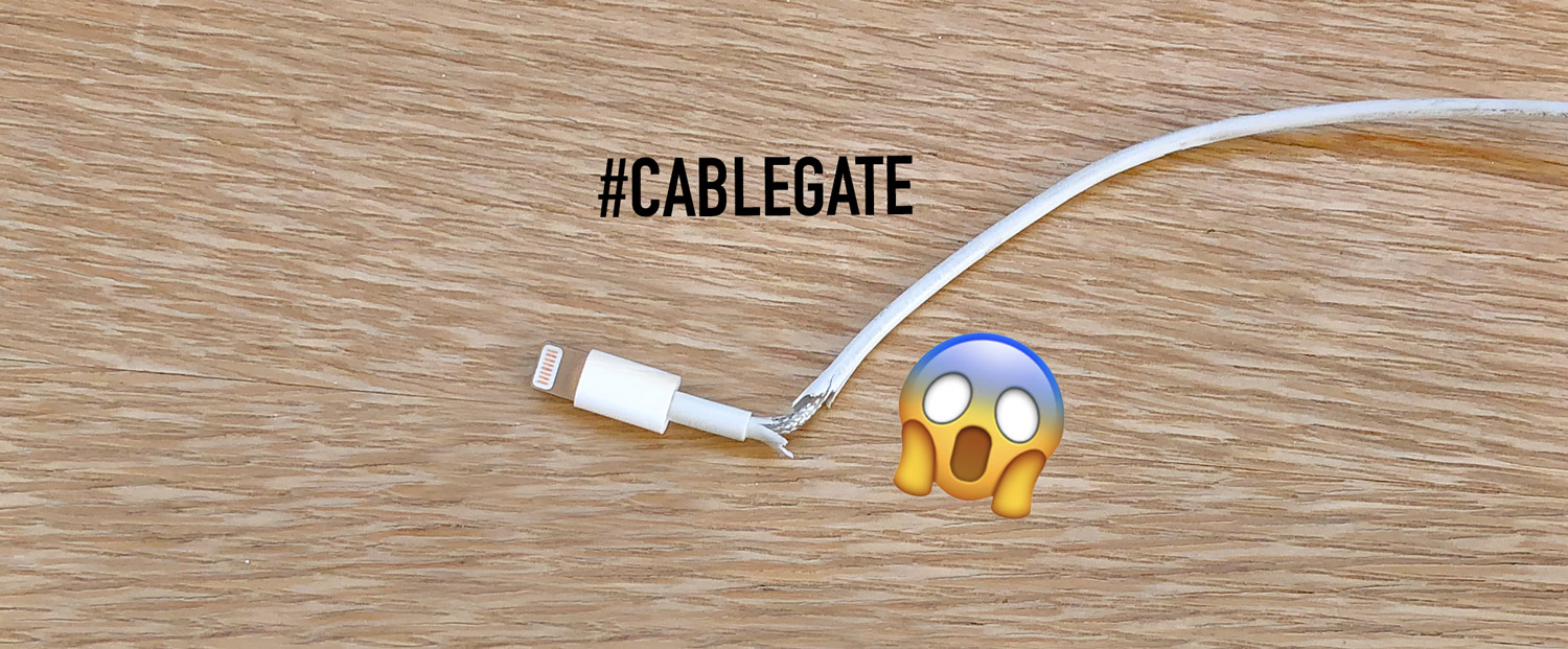 How to fix a frayed charging cable