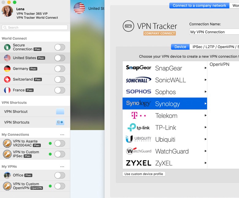 setting up vpn on a mac