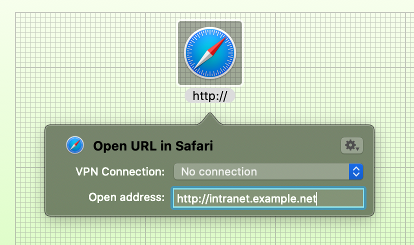 Creating a VPN shortcut to intranet to help with change to a remote work setup