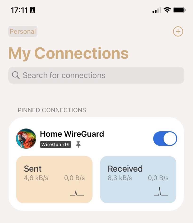 Connect to WireGuard® VPN on your iPhone