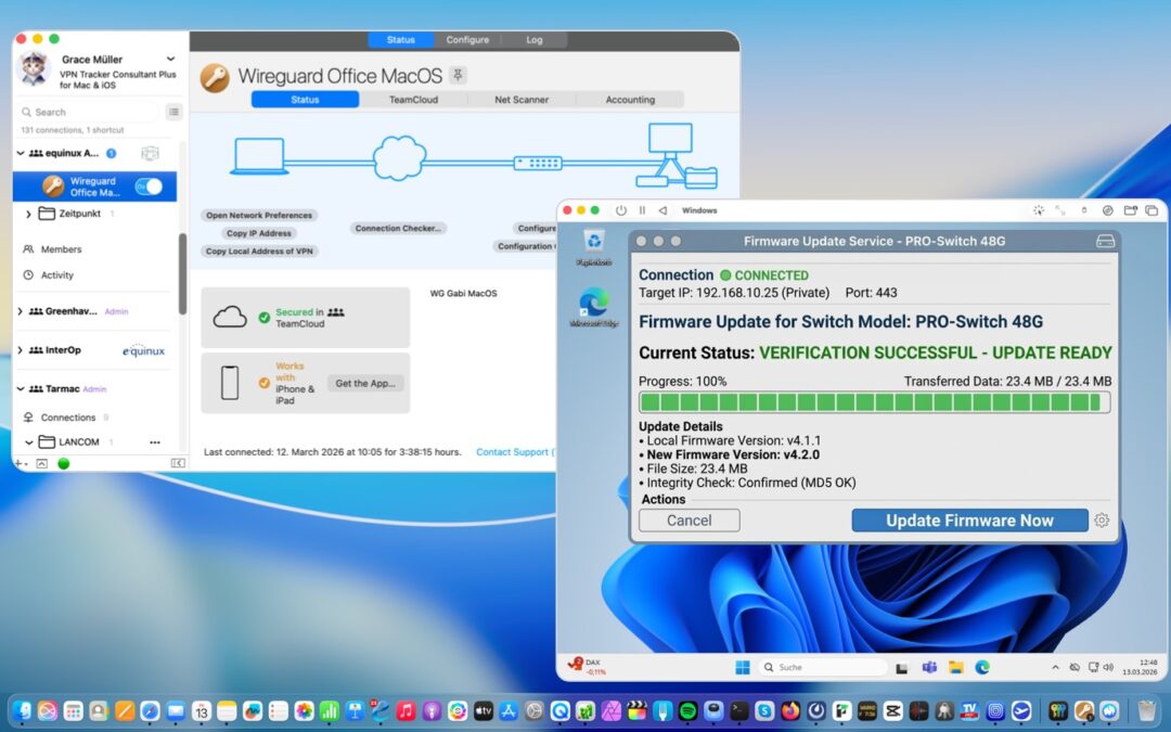 Neu: VPN Tracker 26.2 – mit verbesserter IKEv1 Engine, VM-Support und neuen VPN-Geräten